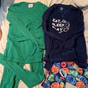 2 pair long sleeve- long pant jammies